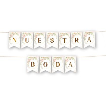 Banderin Nuestra Boda