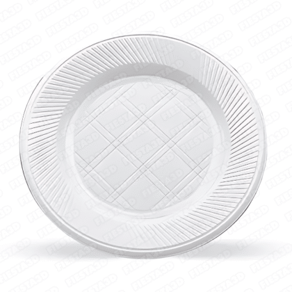 Plato descartable Blanco chico 17cm x50
