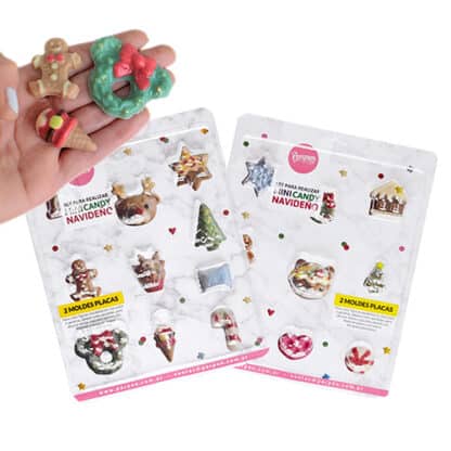 Molde Parpen set mini candy navideño x2