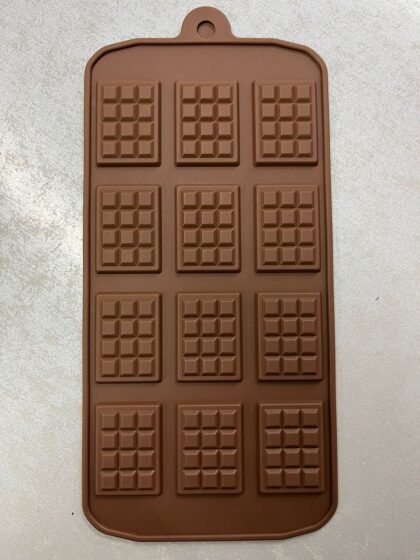 Molde de silicona para bombones tableta x1