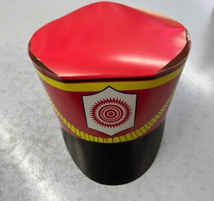 Gorro Realista español de carton x1