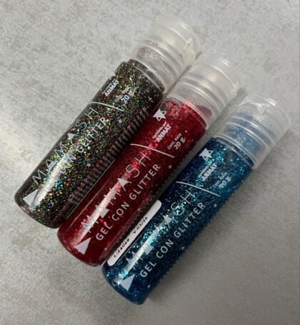 Glitter en gel x1
