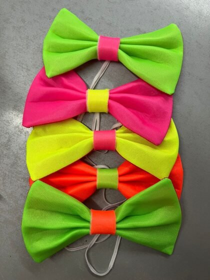 Moño fluo surtido x1