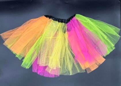 Tutu elastizado multicolor Fluo x1