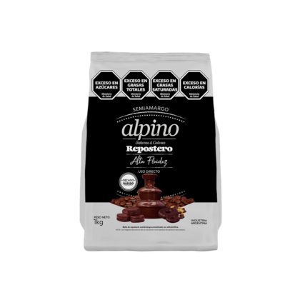 Chocolate Alpino Para Cascada Semi-Amargo x1kg