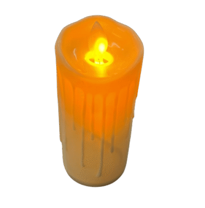 Vela led derretida 11cm luz calida x1
