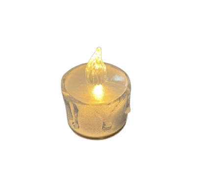 Vela led derretida 5cm luz calida x1