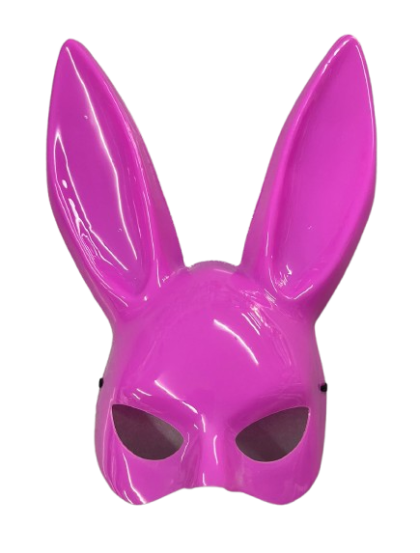 Careta rigida conejita play boy Fucsia x1