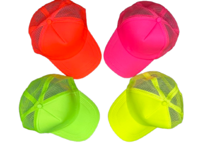 Gorra de tela fluo surtida x1