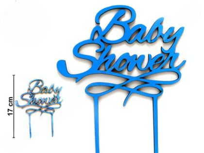 Pinche fibrofacil frase baby shower celeste x1