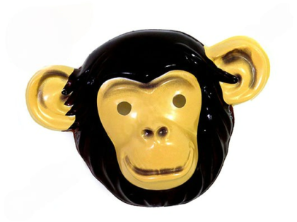 Careta plastica chimpance x1