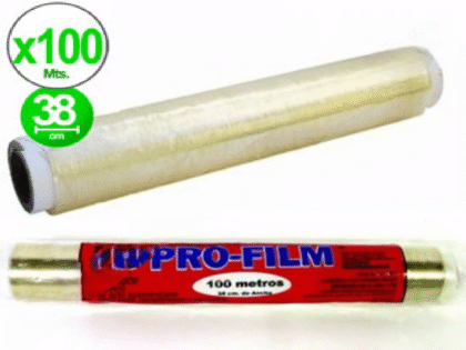 Rollo film autoadherente profilm 38cmx100mtr x1