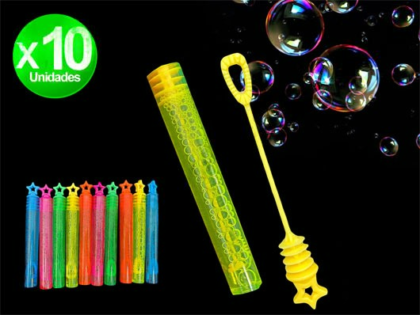 Burbujero estrella mini tubo x10