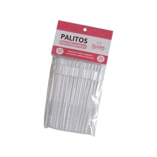 Palito chupetin transparente Parpen 20cm x12