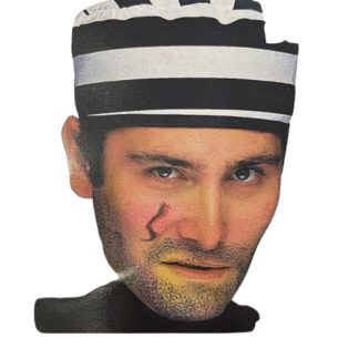 Gorro de tela preso x1