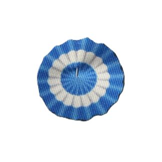 Escarapela de tela estampado x1