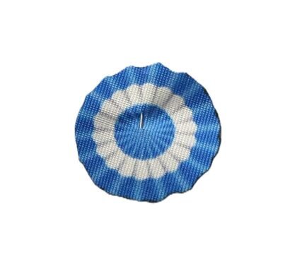 Escarapela de tela estampado x1
