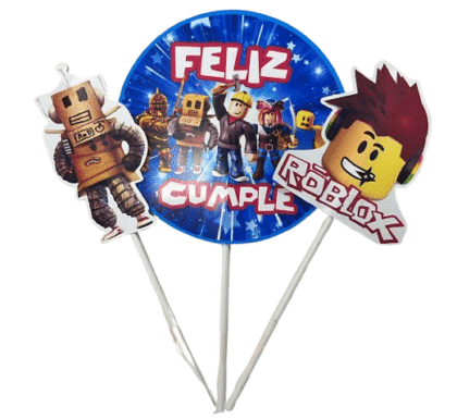 Adorno pinche set Feliz cumple Roblox x3