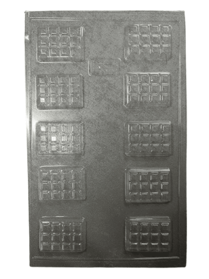 Placa para tableta de chocolatin mini x10