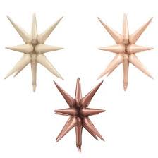 Globo forma 4d estrella 22" x1