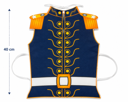 Pechera estampada de general san martin x1