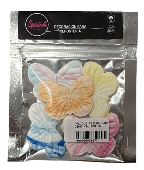 Aplique figura mariposas x5