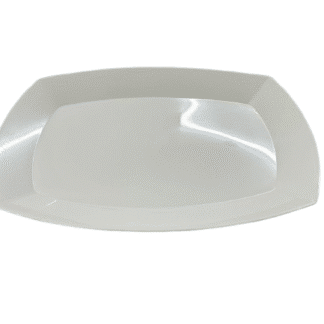 Bandeja rectangular plastica Blanca 20x28cm x10