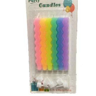 Blister vela ondas multicolor pastel 9cm x6