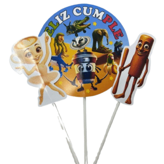 Pinche adorno set feliz cumple brainrot (tralalero tralala) x3