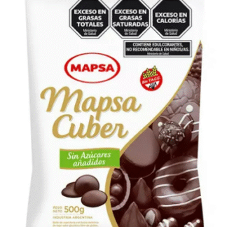 Chocolate mapsacuber boton marron sin azucar x500grs