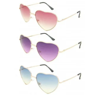 Anteojo rayban corazon metal color x1