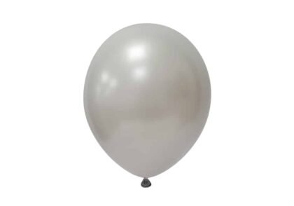 Globo perlado 12" platinum x25