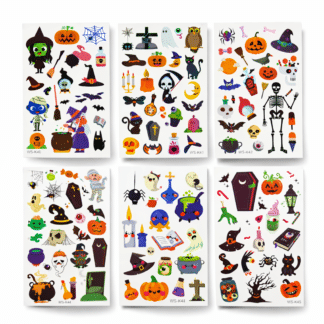 Tattoo infantil halloween surtidos x1