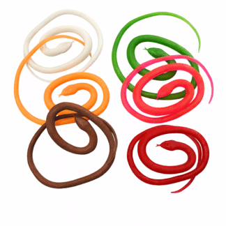 Viboras grandes goma color patrimar x6