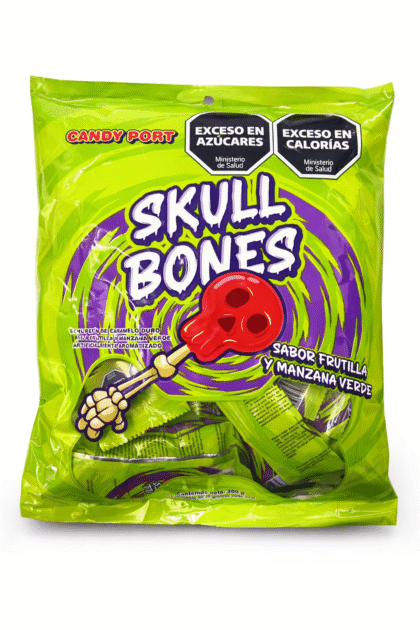 Chupetin skull bones candy x20