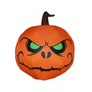Muñeco Inflable calabaza terror con luz 1.2mts x1