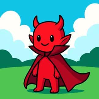 Capa Roja de tela x1