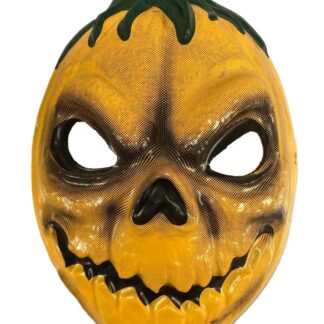 Careta plastica calabaza x1
