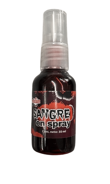 Sangre artificial liquida roja en spray 30ml x1