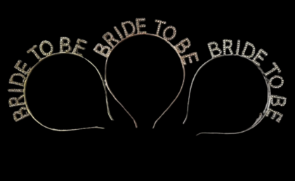 Vincha strass deluxe bride to be (futura novia) x1