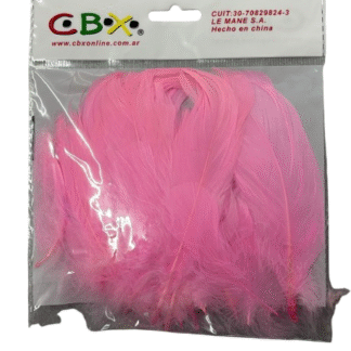 Pluma chica Rosa n°1 x50 aprox