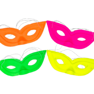 Antifaz plastico fluo x12