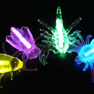 Colgante insecto halloween neon luminoso x1