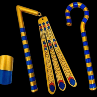 Set egipcio cayado y mayal x1