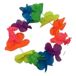 Vincha hawaiana multicolor x1