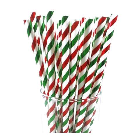 Sorbete polipapel metal navideño 20cm x24