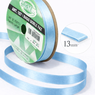 Cinta raso nº3 celeste x10mts