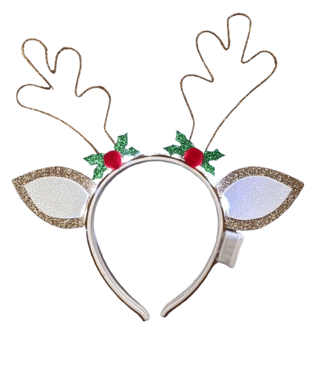 Vincha Reno Led navideña goma eva x1 - Imagen 2