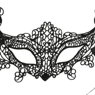 Antifaz de encaje negro x1