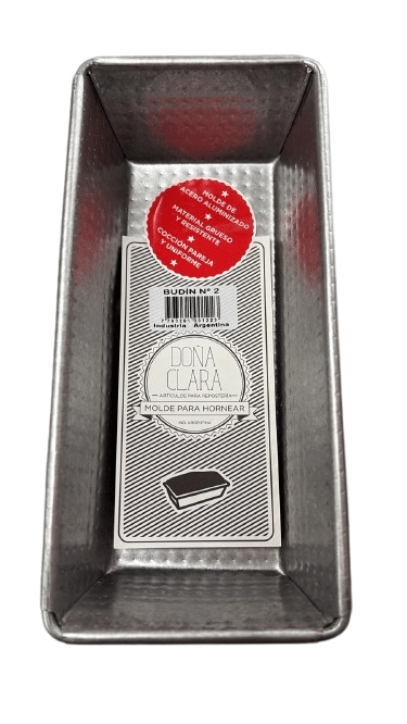 Budin hojalata graneado doña clara nº2 21x10cm